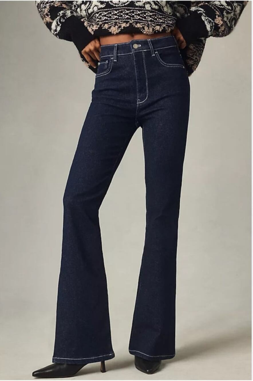 Anthropologie Pilcro The Icon High-Rise Flare Jeans Size 26
